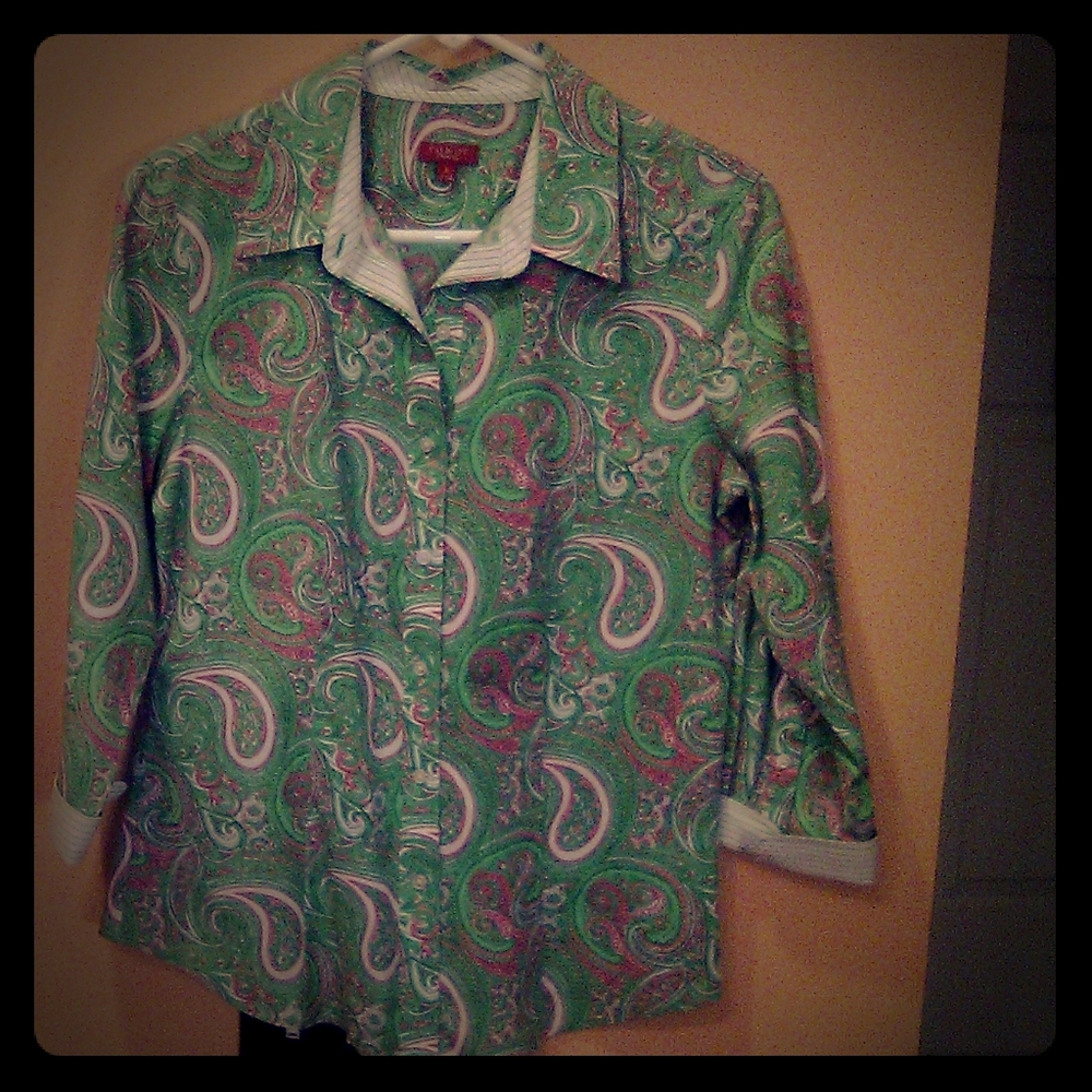 NNW Talbot's blouse sz 8